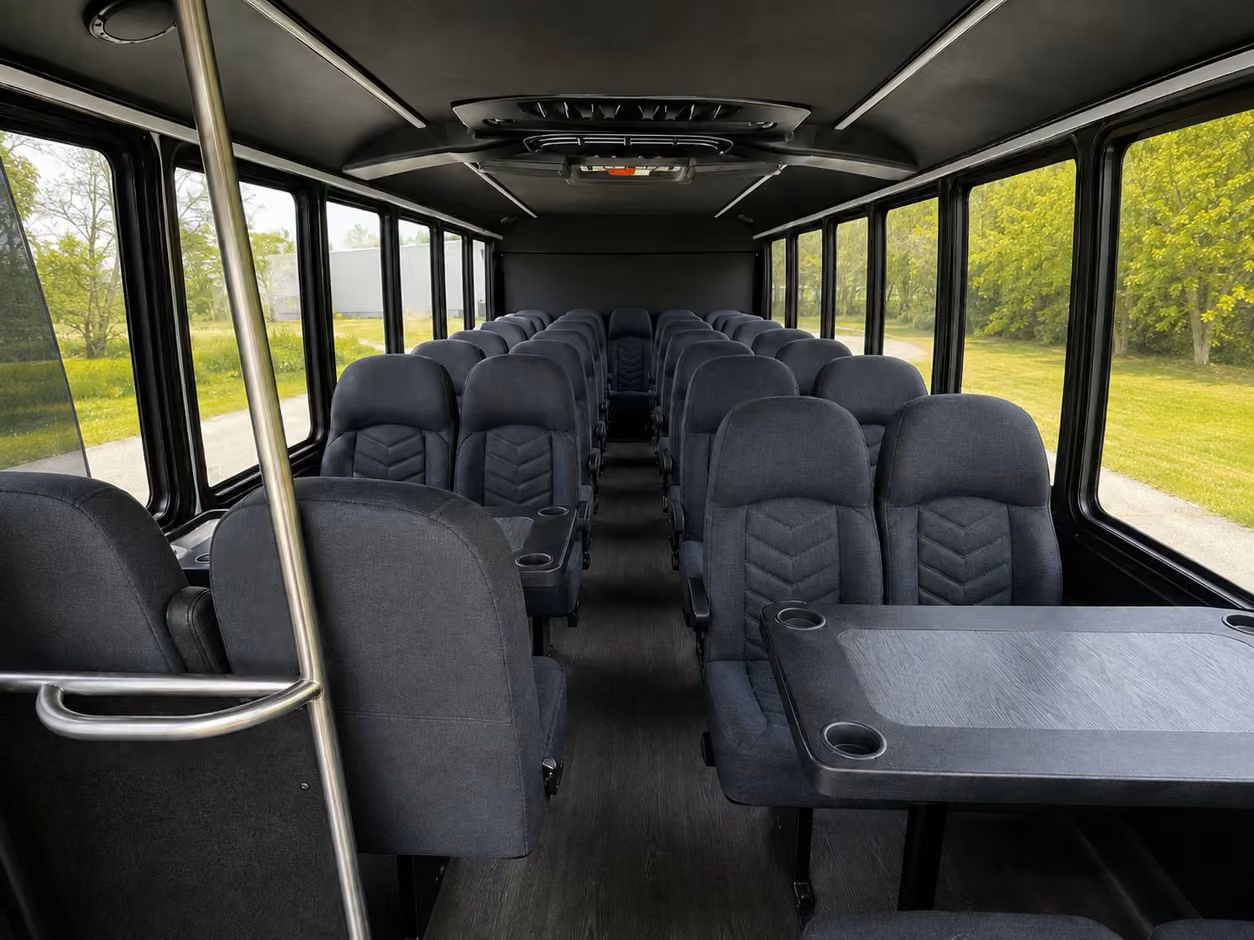 15 35 passenger minibus inside