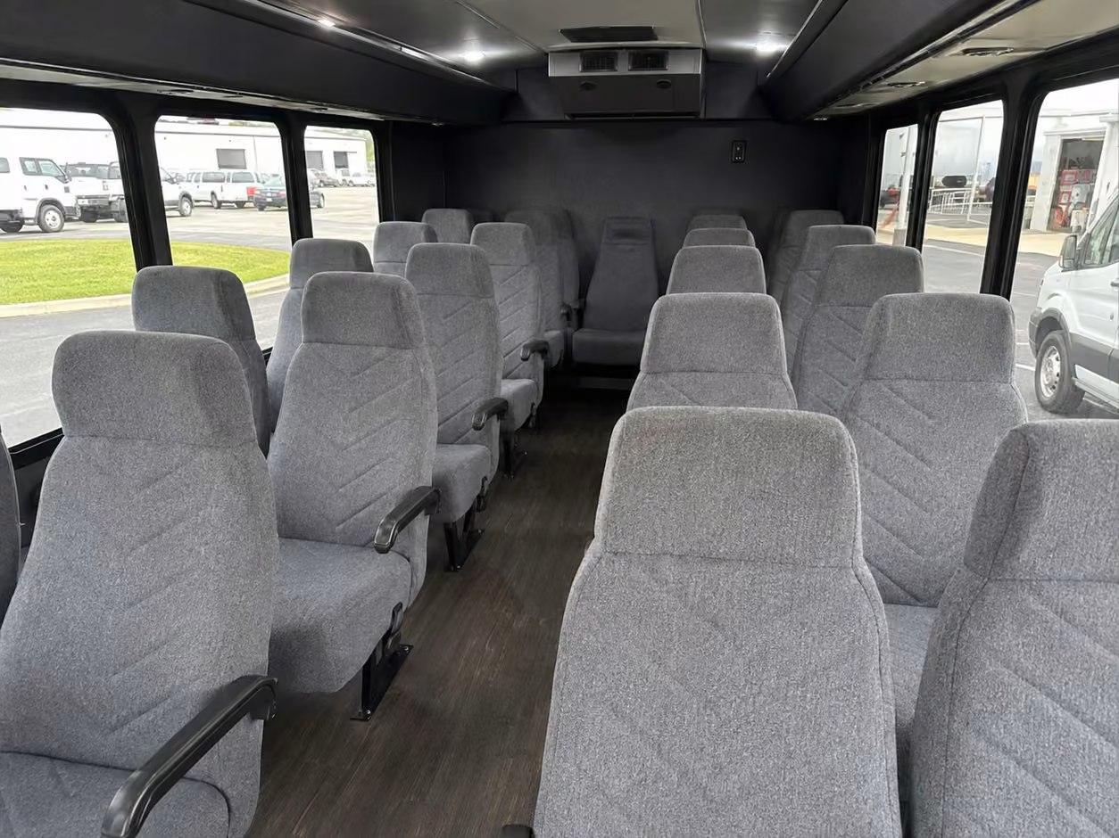 15 35 passenger minibus interior